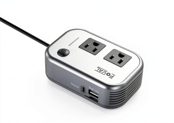 FOVAL Power Inverter Adapter for Cars-1