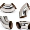 Acrux7 2.5" Stainless Steel Exhaust Elbow 90 Degree Bend-4
