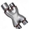Tectruc X Pipe Exhaust Stainless Steel-2