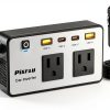 PiSFAU Car Power Inverter Travel Ready-0