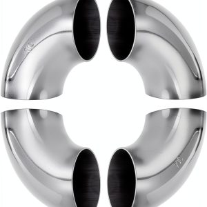 Acrux7 2.5" Stainless Steel Exhaust Elbow 90 Degree Bend-0