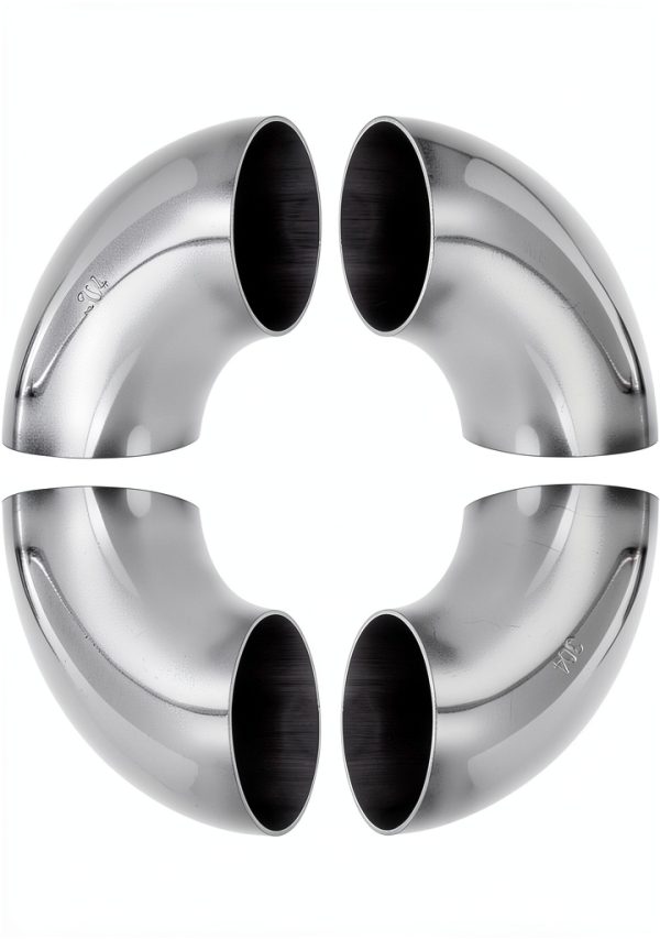 Acrux7 2.5" Stainless Steel Exhaust Elbow 90 Degree Bend-0