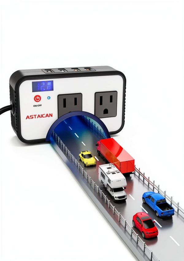 Astaican 200W Car Power Inverter for Vehicles-7
