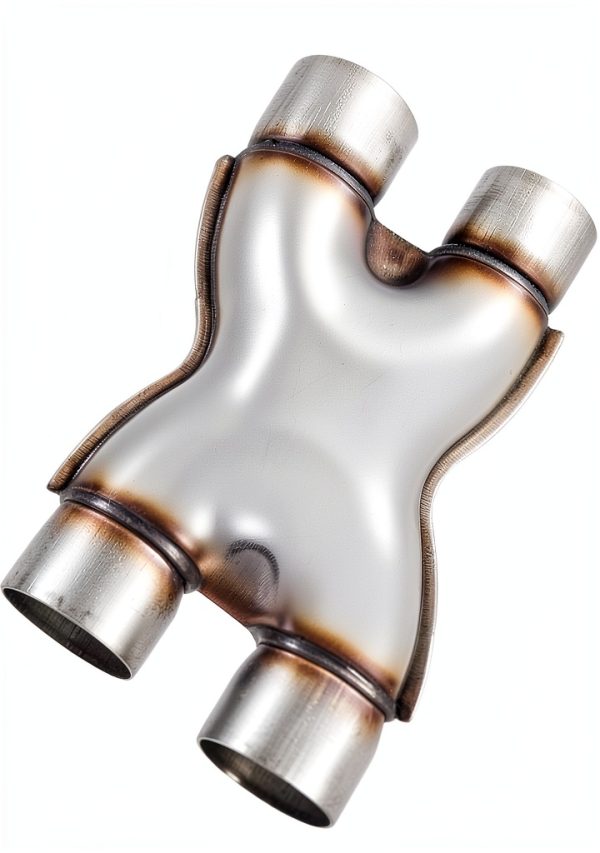 Tectruc X Pipe Exhaust Stainless Steel-0