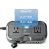 AUCARAUTO 200W Car Power Inverter DC 12V to AC 110V-2