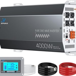 ZETAWALE 4000W Pure Sine Wave Inverter for Home Backup-0