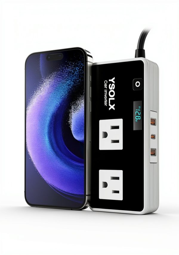 YSOLX 300W Car Power Inverter White-6