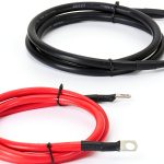 A ABIGAIL 4FT Red Black Battery Cable Copper-0