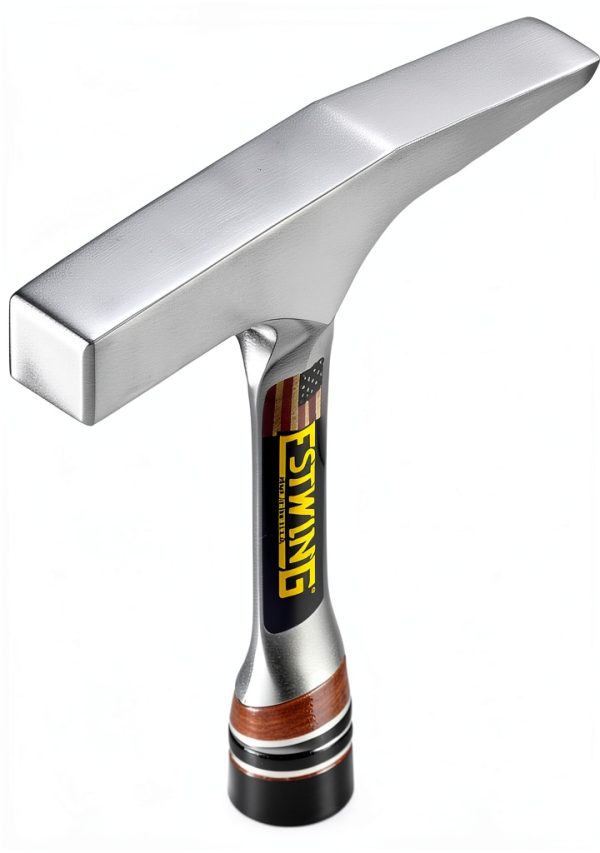 Estwing Tinner's Hammer 18 oz Leather Grip Solid Steel Tool-1