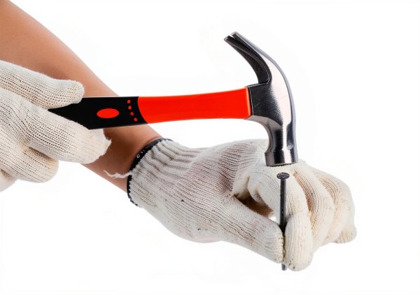 ZUZUAN Claw Hammer 2 Pack 8oz & 16oz Black Red Fiberglass Handle-5