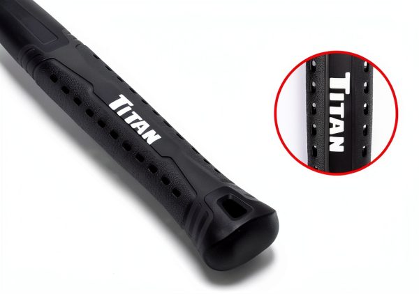 Titan 5-Piece Hammer Set with Rubber Grip Handles and Mixed Sizes-2