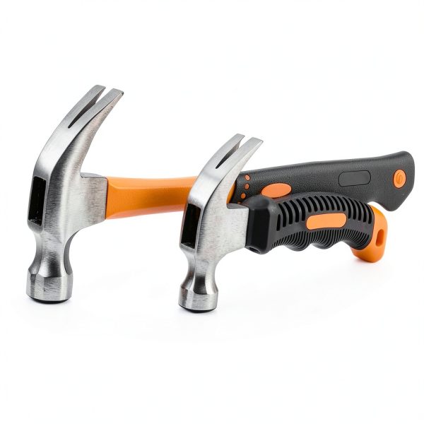 ZUZUAN Claw Hammer 2 Pack 8oz & 16oz Black Red Fiberglass Handle-1