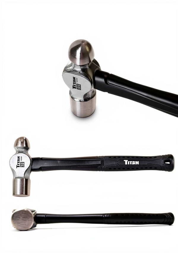 Titan 5-Piece Hammer Set with Rubber Grip Handles and Mixed Sizes-5
