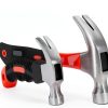 ZUZUAN Claw Hammer 2 Pack 8oz & 16oz Black Red Fiberglass Handle-3