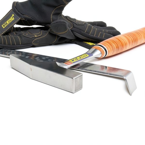 Estwing Tinner's Hammer 18 oz Leather Grip Solid Steel Tool-5