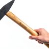 Machinist Engineers Hammer KSEIBI Forged Steel Cross Peen Wood Handle-5