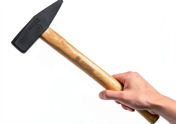 Machinist Engineers Hammer KSEIBI Forged Steel Cross Peen Wood Handle-5