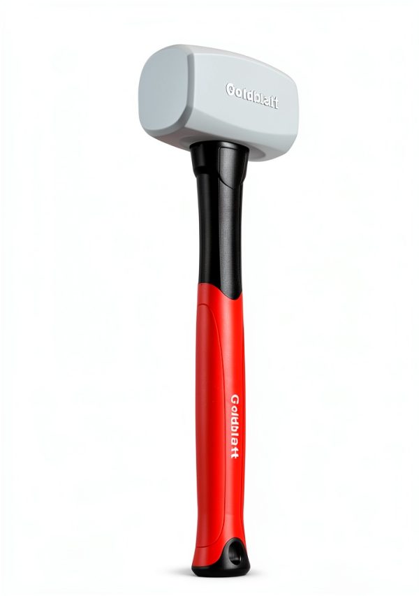 Goldblatt Rubber Mallet 16 oz Low Recoil Double Faced White-5
