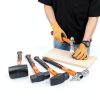 Hammer Set HORUSDY 5-Piece Ball-Peen Hammers 16oz 32oz Rubber Mallet-2