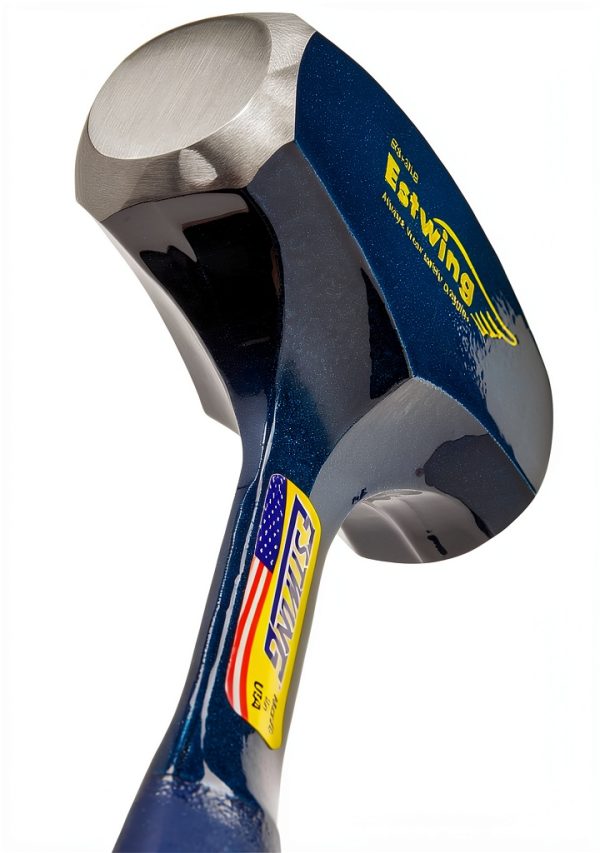 ESTWING Drilling/Crack Hammer - 3-Pound Sledge with Forged Steel Construction & Shock Reduction Grip - B3-3LB-2