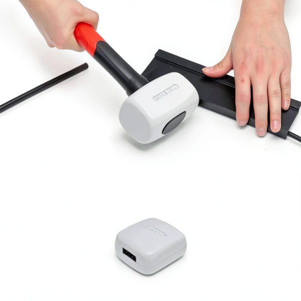 Goldblatt Rubber Mallet 16 oz Low Recoil Double Faced White-2