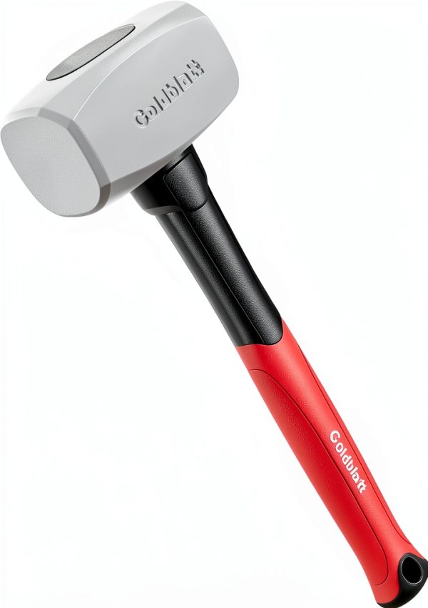 Goldblatt Rubber Mallet 16 oz Low Recoil Double Faced White-0