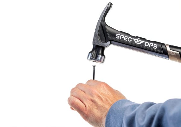 Spec Ops Tools Framing Hammer 22 oz Black/Tan Shock‑Absorbing Grip-2