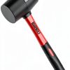 Rubber Mallet 16oz LOZAGU Fiberglass Handle for Flooring & Camping-0
