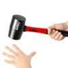 Rubber Mallet 16oz LOZAGU Fiberglass Handle for Flooring & Camping-3