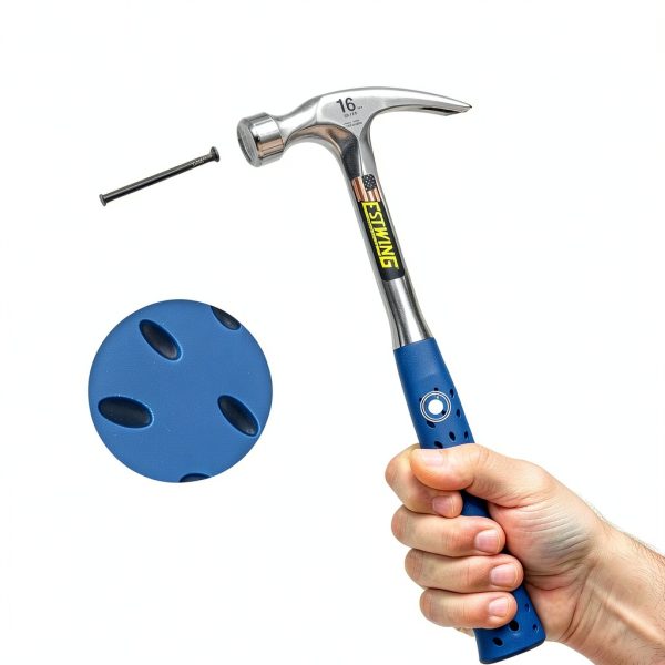 Estwing Hammer 16 oz Straight Rip Claw with Shock Reduction Grip-1
